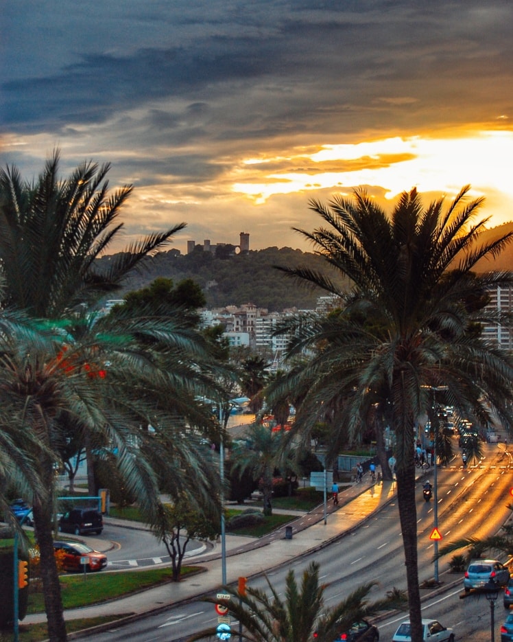 bellver sunset coucher de soleil