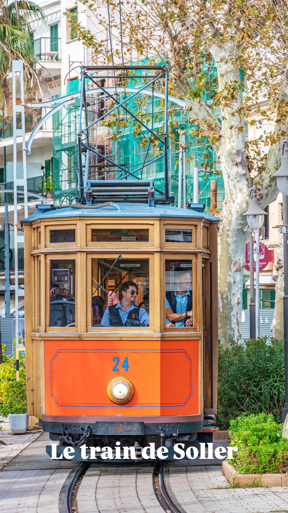 Le train Palma–Sóller circule aussi en novembre, mais avec horaires réduits : environ 4 départs par jour depuis Palma (vers 10h30, 12h50, 15h10 et 18h).
