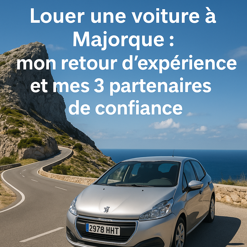Louer une voiture à Majorque : mon retour d’expérience et mes 3 partenaires de confiance